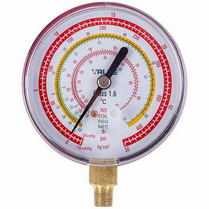 CH VALUE high-pressure manometer (body D = 80mm, R404 R22 R407 R134)