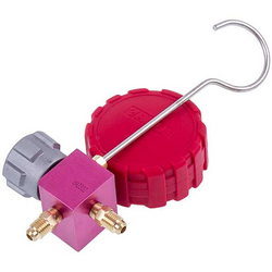 Manometric manifold 1-valve VALUE VMG-1-S-H (R32 R22 R410a)