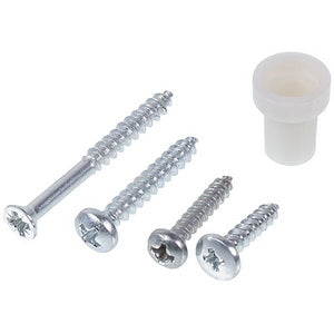A set of fasteners for the front of the door for the Indesit dishwasher C00543155