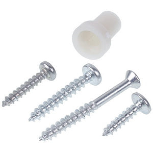 A set of fasteners for the front of the door for the Indesit dishwasher C00543155