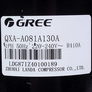 Compressor for air conditioner Cooper&Hunter (C&H) 009001000075 GREE 7&apos&apos QXA-A081A130A R410A 220-240V