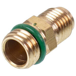 A set of HFO-1234y filling couplings (low + high pressure) for car air conditioners, quick-detachable