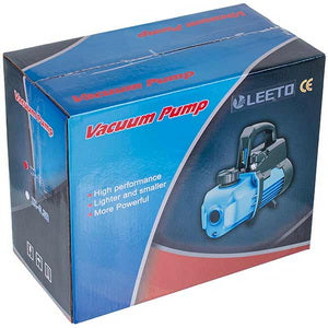 LEETO air conditioner Vacuum pump with pressure gauge XZ-1B-SV (1 stage 42 l/min.)