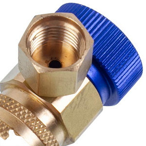 The low-pressure refueling coupling for LEETO LQC-A-L air conditioners is quick-removable