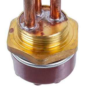 Tank for a boiler with a thermostat 1500W (copper) L=265mm flange 54mm 1 tube for the sensor