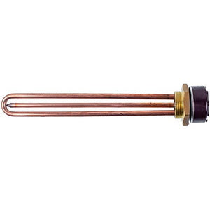 Tank for a boiler with a thermostat 3000W (copper) L=265mm flange 55mm 1 tube for the sensor