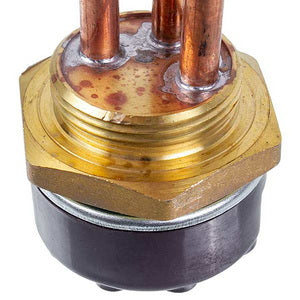 Tank for a boiler with a thermostat 3000W (copper) L=265mm flange 55mm 1 tube for the sensor