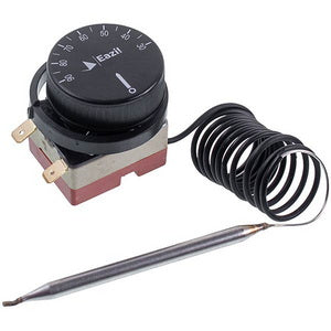 Boiler thermostat WHD90E 16A 220V L=1000mm Tmax = 90°C + control handle (2 terminals)