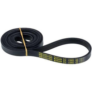 Washing machine belt 163936 Megadyne 1262J5 EL black