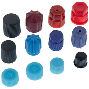 A set of caps for the service ports of the car air conditioner (78 pcs.)