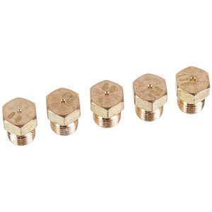 A set of nozzles (5 pcs) of a burner for a gas stove (universal)