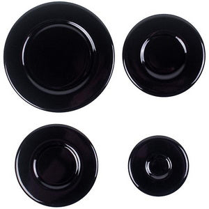 A set of universal cutter covers for a gas stove D=100/75/55mm (4 pcs.)