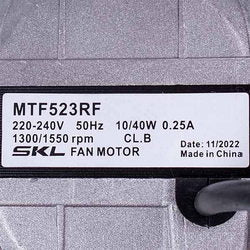 Blower motor (fan) for refrigerator SKL 10-20/82 TS 10W 220V 0.25A 1300/1550 RPM