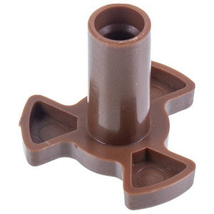 Plate rotation coupler for microwave oven H=29mm brown