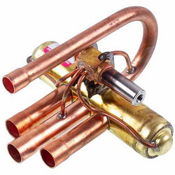 4-way valve (solenoid) for air conditioner C&H 1120500226
