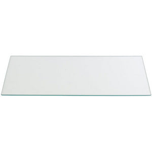 Freezer shelf for Whirlpool refrigerator 481010603838 402x182x4mm (glass, bottom)