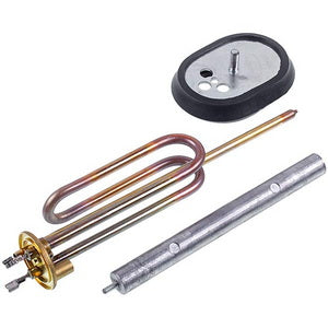 TEN 1500W set + flange with gasket + anode for Ariston boiler (816616, 65108275)