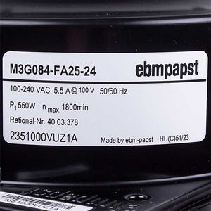 Fan motor M3G084-FA25-24 Rational 40.03.378P with seal 1800RPM 550W 100-240V