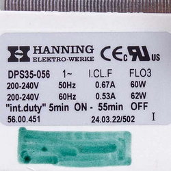 Pump (pump) Rational CareControl 87.00.352 DPS35-056 60/62W 200/240V