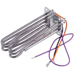 Steam generator heater with gasket Rational 87.00.366 9000W 230/400V L=190mm, flange 82x80mm