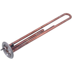 Tank for boiler 34013320000 Kawai 1300W (copper) L=310mm flange 64mm, 2 tubes (for anode M4)