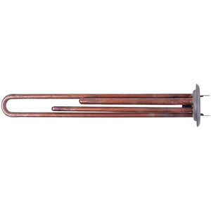 Tank for boiler 34013320000 Kawai 1300W (copper) L=310mm flange 64mm, 2 tubes (for anode M4)