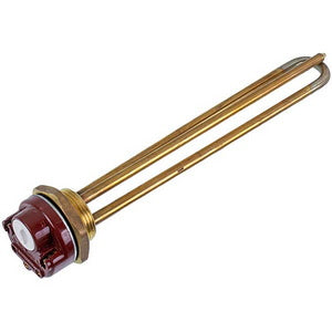 Tank for a boiler with a thermostat 4000W (copper) L=255mm flange 54mm 1 tube for the sensor