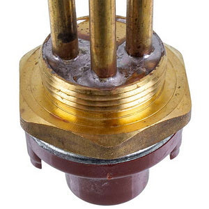 Tank for a boiler with a thermostat 4000W (copper) L=255mm flange 54mm 1 tube for the sensor