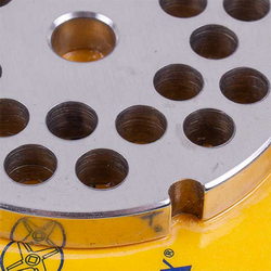 Grate for grinder Lame Italia 103040 8mm D=70mm (with two grooves) Enterpise 12 (PF128SM)