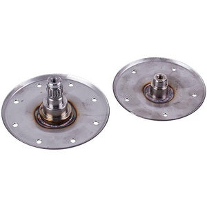 Drum flange (support) for Whirlpool vertical washing machine (2 pcs., stainless steel, for slot)