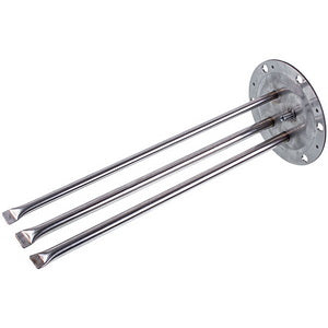 Flange for dry screens for the Electrolux boiler 50266820005 (stainless steel) D outer=167mm L tubes=410/430mm (for anode M8)