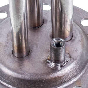 Flange for dry shade for Klima Hitze boiler D external=120mm L tubes=430/280mm (for anode M8)