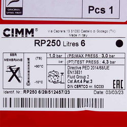 Expanding tank 6 l for gas boiler Baxi/Westen 5693900