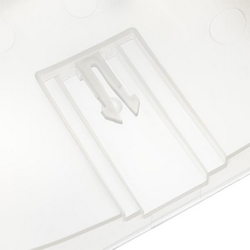 Condensate collection tray for Whirlpool refrigerator 481010661382 (plastic)