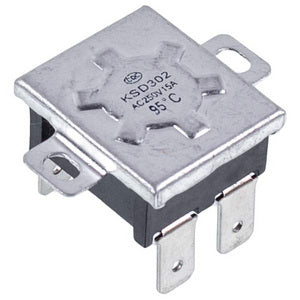 Thermal fuse KSD302 95 °C 15 A square for Thermex boiler