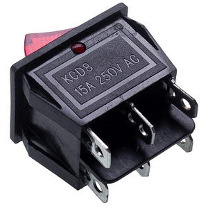 Switch (double 6C) 16A 250V for oil heater