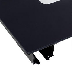 External door glass for oven Gorenje 879300 495x460mm (with mounting)