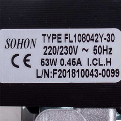 Fan 52 W for gas boiler Ferroli 39811561