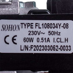 Fan 60 W for gas boiler Vaillant 0020020008