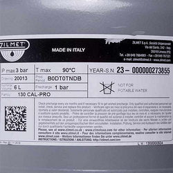 Expansion tank Zilmet 6 l for gas boiler Fondital/Nova Florida 6VASOESP20