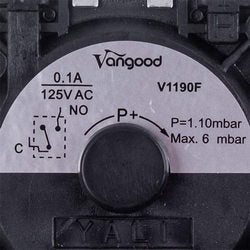 Pressure relay (pressostat) P=1.1 mbar for gas boiler Ferroli 39817510
