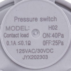 Pressure relay (pressostat) 40/25 Pa for gas boiler 3003202405
