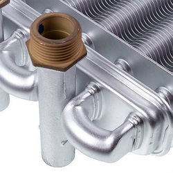 Bithermal heat exchanger for gas boiler Immergas 1.023625