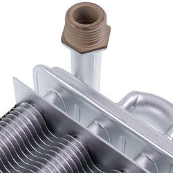 Bithermal heat exchanger for gas boiler Immergas 1.023625