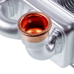 Bithermal heat exchanger for gas boiler 65106300