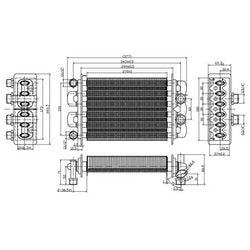 Bithermal heat exchanger for gas boiler Zoom AA10070008