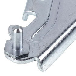 Door hinge (bottom right) for refrigerator Beko 5940960100