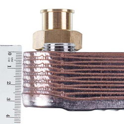 Plate heat exchanger for gas boiler 15002479 (12 plates)