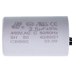 Capacitor 2.5 uF 450 V for circulation pump