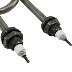 Water heating element 2000W 220V (stainless steel) L=185mm M16 (clip)